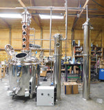 100 Gallon Jacketed, Steam Heated, Pro Series Whiskey Still