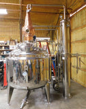 200 Gallon Jacketed, Steam Heated, Pro Series Pot Still
