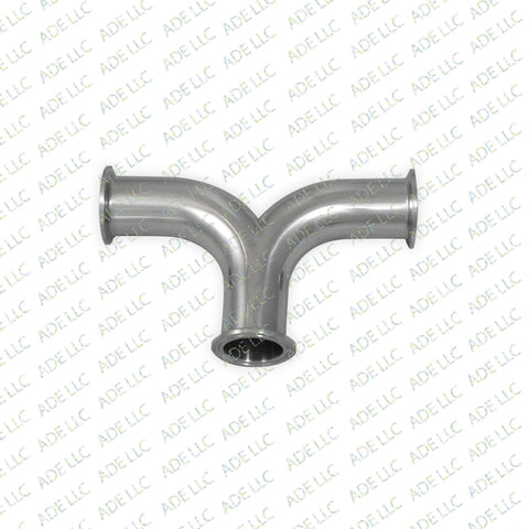 1.5" Tri Clamp Wye Bend
