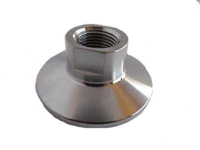 1.5" Tri Clamp to 3/8" Female NPT Adapter, 304 Stainless Steel NPT Adapter
