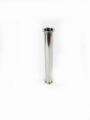 1.5" x 6" Sanitary, 304 Stainless Steel, Tri Clamp Spool, BHO Extractor Column