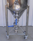 14.5 Gallon Conical Fermenter with Wheels