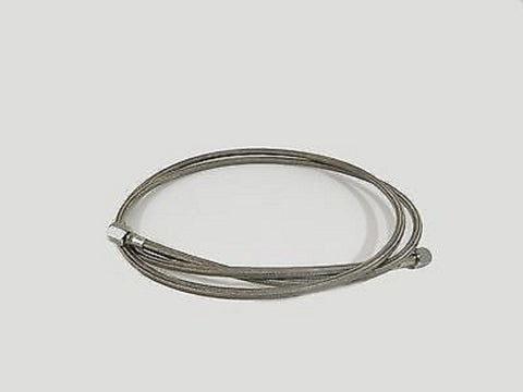 3' BY 1/2" SAE FJIC PTFE LINED BRAIDED SS304 HOSE FOR CLOSED LOOP EXTRACTORS