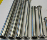 4" x 48" Sanitary, 304 Stainless Steel, Tri Clamp Spool, BHO Extractor Column