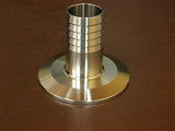 2" Tri Clamp to 1" Hose Barb Adapter