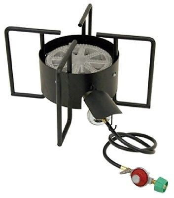 Bayou Cooker, 22" wide, 30 psi Propane Burner, Includes Stand & Regulator
