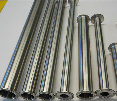 2" x 48" Sanitary, 304 Stainless Steel, Tri Clamp Spool, BHO Extractor Column