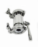 1" Ball Valve Kit with Silicone Gaskets and Tri Clamps for Moonshine Stills