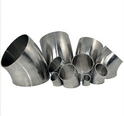 2.5" Weld Elbow 45°, Stainless Steel 304, Sanitary, Tubing, Fitting, Polished