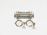 1" Bore Borosilicate Tri Clamp Sight Glass with Gaskets and Tri Clamps