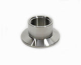 Moonshine Still Heating Element Conversion Plate Tri Clamp 2" to 1" NPS Adapter