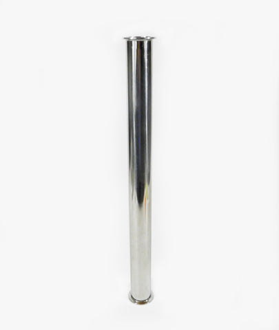 2" x 24" Sanitary, 304 Stainless Steel, Tri Clamp Spool, BHO Extractor Column