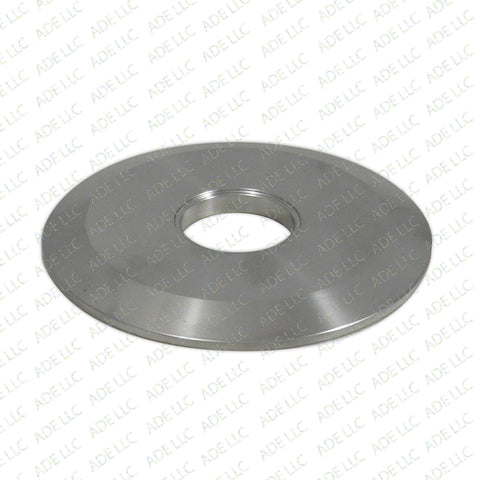 4" Blank Cap with 1.5" Weld Cutout, SS304