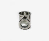 6" Stainless Steel Column Section with Bubble Plate, Tri Clamps & Gaskets