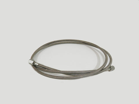 3' BY 3/8" SAE FEMALE JIC PTFE LINED BRAIDED SS304 HOSE FOR ESSENTIAL OIL EXTRACTORS