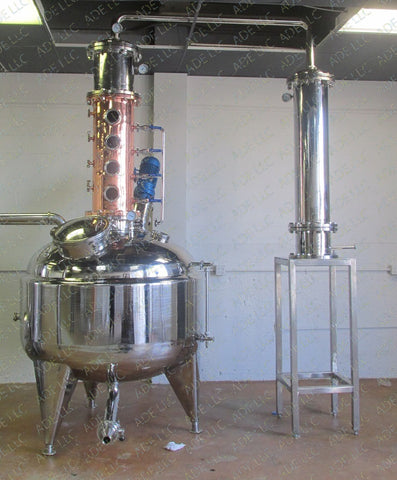 50 Gallon Jacketed, Steam Heated, Pro Series Whiskey Still