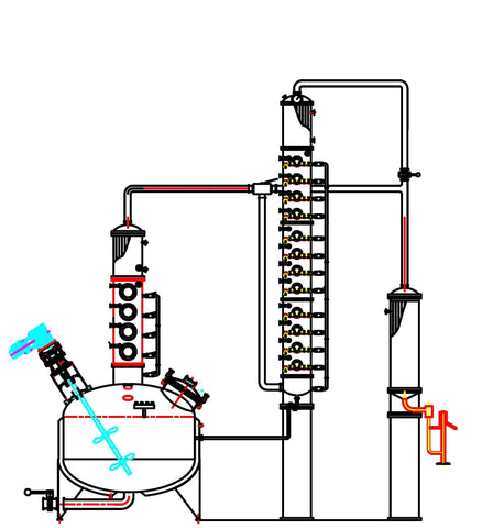 500 Gallon Jacketed, Steam Heated, Pro Series Vodka Still