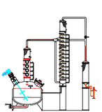 100 Gallon Jacketed, Steam Heated, Pro Series Vodka Still