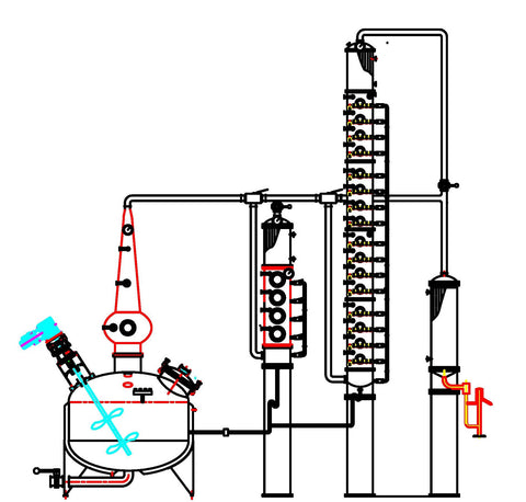500 Gallon Jacketed, Steam Heated, Ultra Pro Vodka Still
