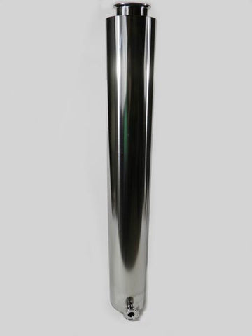 4" x 24" 900 Gram (2LB) Jacketed Tri Clamp Dewaxing Column for Essential Oil Extractors