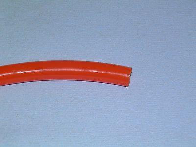 3/8" x 2ft Orange Polyurethane Air Straight Tubing, for Push to Connect Fittings