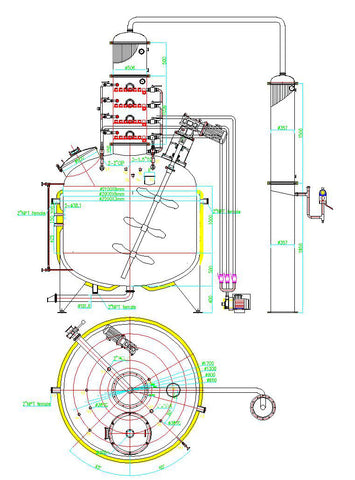 1000 GALLON JACKETED, STEAM HEATED, PRO SERIES WHISKEY STILL