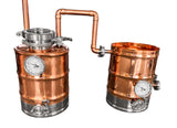 Highlander Series 10 Gallon Copper and Stainless Steel Pot Still with Thumper