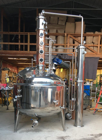 400 Gallon Jacketed, Steam Heated, Pro Series Whiskey Still