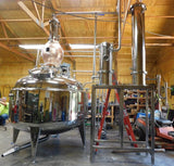 500 Gallon Jacketed, Steam Heated, Pro Series Pot Still