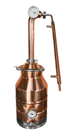 Highlander Series 5 Gallon Copper And Stainless Steel Pot Still With 2 Inch Whiskey Column