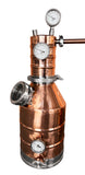 5 Gallon Copper And Stainless Steel Highlander Series Still with Copper Coil Condenser