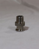 1/2" Tri Clamp to 1/2" Male NPT Adapter, 304 Stainless Steel