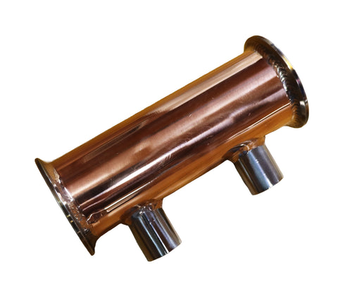 2" by 6" Copper Dephlegmator