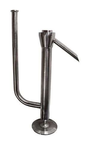 Medium Stainless Steel Parrot, Stand-Alone