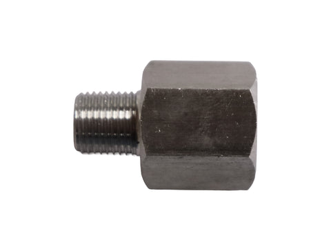 Stainless Steel 1/4" Female NPT to 1/8" Male NPT Threaded Adapter