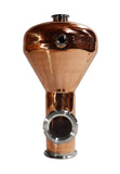 Copper Whiskey And Brandy Helmet With Extended Column