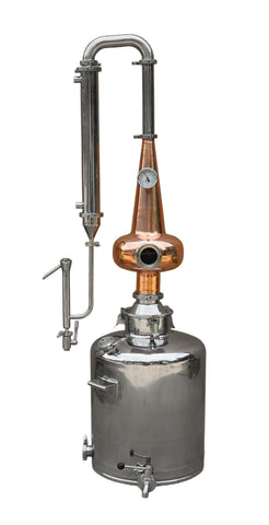 26 Gallon Still with Copper Scotch Style  Whiskey Helmet