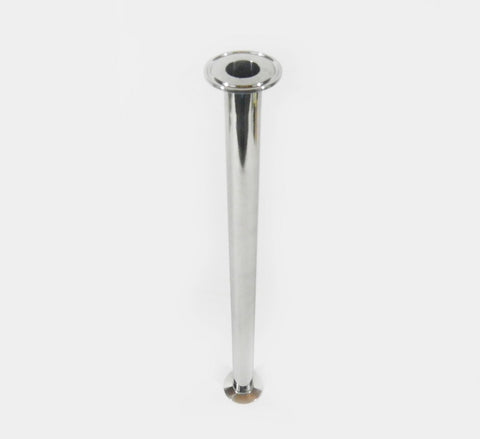 1" x 18" Sanitary, 304 Stainless Steel, Tri Clamp Spool, BHO Extractor Column
