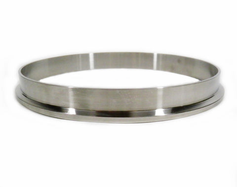 Sanitary Weld On Ferrule, 10" Tri Clamp/Tri Clover Fitting, Stainless Steel 304
