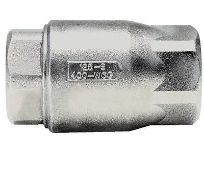 Apollo Valves, 1 1/2" Stainless Steel Ball-Cone, In Line Check Valve.