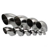 4" Weld Elbow 90°, Stainless Steel 304, Sanitary, Tubing, Fitting, Polished
