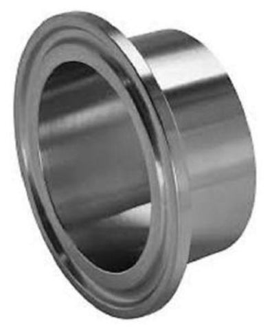 Sanitary Weld On Ferrule, 3" Tri Clamp/Tri Clover Fitting, Stainless Steel 304