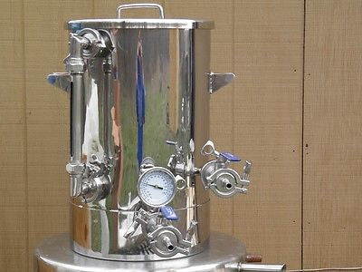 9.2 Gallon Brew Kettle, Home Brewing, Beer, Stainless Steel