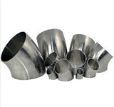 2"  Weld Elbow 45°, Stainless Steel 304, Sanitary, Tubing, Fitting, Polished