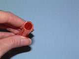 1/2" x 2ft Orange Polyurethane Air Straight Tubing, for Push to Connect Fittings