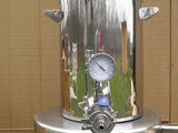 9.2 Gallon Hot Liquor Tank, Thermometer, Home Brewing, Stainless Steel
