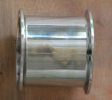 3" x 3" Sanitary, 304 Stainless Steel, Tri Clamp Spool, BHO Extractor Column