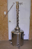 26 Gallon Moonshine Still with 3" Stainless Reflux Column; 4-sight glasses
