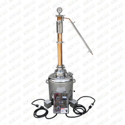 26 Gallon Still with 3" Stainless & Copper Reflux Column and 11,000 Watt Heating System