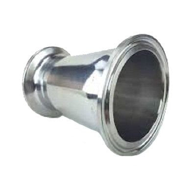 3" to 2" Tri Clamp, Tri Clover, Sanitary, Concentric Reducer, 304 Stainless Steel
